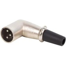 Resim Canon Fiş Erkek 90 Derece L Tip Xlr Jack Fiş 