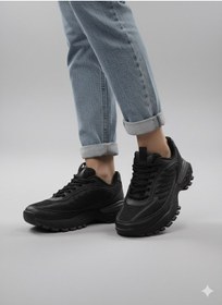 Resim Lescon Stellar Trail Rahat Kadın Spor Ayakkabı Siyah 