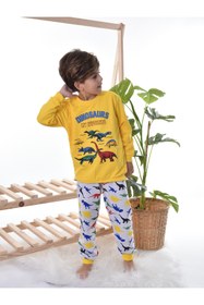 Resim TUGSE My Dınosaurs Çocuk Pijama Takım 