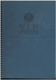 Resim Gıpta Spiralli Defter Vıp Deri Kapak Çizgili 140 Yp A4 Koyu Lacivert 