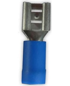 Resim Kablo Ucu İzoleli Dişi Mavi 1,5X2,5 / 6,35 mm FD-2638 25 Adet 