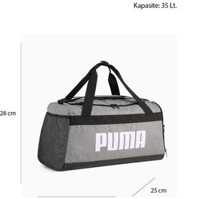 Resim Puma Challenger Heat Unisex Spor Çanta Gri 