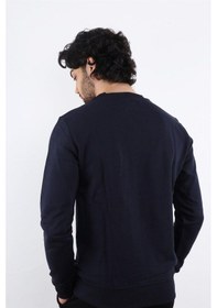 Resim Lacivert Erkek Sweatshirt Çok Renkli 