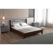 Resim YAPSA HOME MOBİLYA Yap-sa Home Feza-metal Başlıklı Doğal Ahşap Karyola 