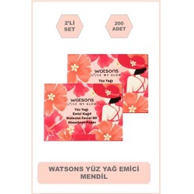 Resim Yüz Yağ Emici Mendil 100 2 Adet 