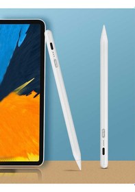 Resim Go Des GD-P1209 iPad Uyumlu Palm Rejection Stylus Pencil Eğim Özellikli Dokunmatik Kalem - ZORE-260229 Beyaz 