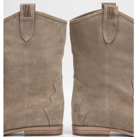 Resim Valmenti Kadın Yeşil Süet Hakiki Deri Casual Bot 312 88241 Bn Bot Sk23/24 Yeşil 