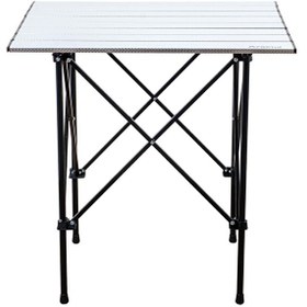 Resim Argeus 54024 Akordion Katlanabilir Alüminyum Silver Kamp ve Piknik Masası 