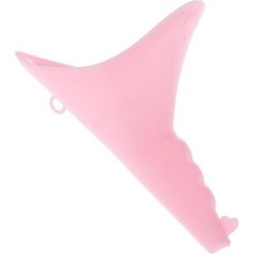 Resim Novahub Pembe Kadın İşeme Cihazı Kadın Işemek Huni-taşınabilir Silikon Kadın Pisuar Seyahat 