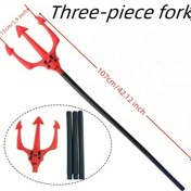 Resim Nessiworld Red Color Halloween Halloween Fork 107 cm 