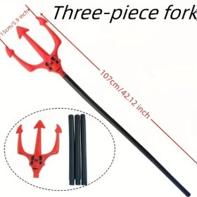 Resim Nessiworld Red Color Halloween Halloween Fork 107 cm 