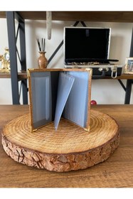 Resim EFE DERİ Premium Atatürk Baskı Deri Dikişli Araç Ruhsat Kılıfı Kabı Oto Ruhsatlık Araba Ruhsat Koruyucu 