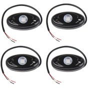 Resim Adet Kaya Işıkları 4-pod Offroad Kamyonet Utv Atv Tekne Alt Gövde Işığı Mavi 