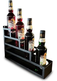 Resim VODİNOX 4 Katlı Bölmeli Şurup ve Sos Standı Cafe Bar Restaurant Otel Endüstriyel 