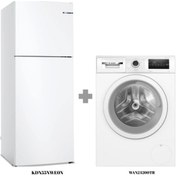 Resim Bosch 2'li set Buzdolabı + Çamaşır makinesi (KDN55NWE0N - WAN24200TR) 