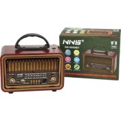 Resim Nns NNS NS-8069BT Taşınabilir Nostaljik Radyo Bluetooth Speaker Usb+Tf Card+Aux 