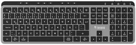 Resim Throne Elite K1 Sessiz Switch 110+8 Multimedya Tuşlu Windows & Macos Uyumlu Premium Alüminyum-Metal Kablosuz Ofis Klavyesi (2.4ghz + Çift Bluetooth Profili) 