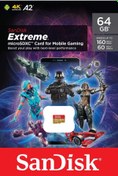 Resim Sandisk Extreme 64gb Sdsqxa2-064g-gn6gn Microsdxc 160/60mb/s A2 V30 Mobile Gaming Hafıza Kartı 