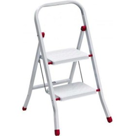 Resim Saraylı Pratik Metal Merdiven - 2 Basamaklı Merdiven 