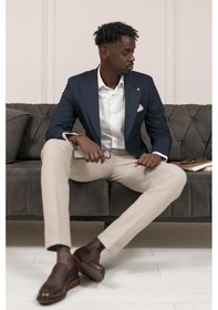 Resim Paul Martin Slimfit İtalyan Yaka Astarlı Torba Cepli Blazer Ceket Lacivert 