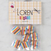 Resim Loren Crafts 8'li Desenli Düğme - 1096 