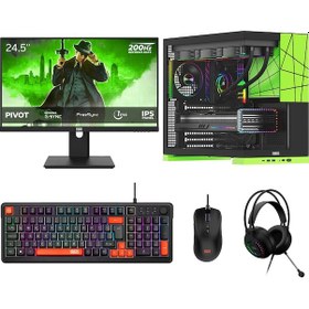 Resim Dragos DRX8612 R7-7800X3D 32 GB 1 TB NVMe 12 GB RTX5070 24.5" Free Dos Masaüstü Oyuncu Bilgisayarı 
