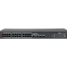 Resim Dahua Pfs3228-24gt-360, 24 Port, Gigabit, Poe 360w, 2 Port Gigabit Uplink, 2 Port Gigabit Combo Sfp, Rack Mount Switch 