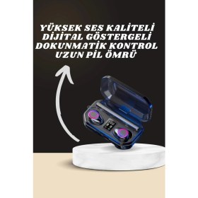 Resim Yeni Nesil Akıllı Saat ve Bluetooth Kulaklık Kampanyası Dijital Göstergeli Powerbankli 