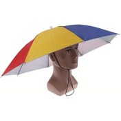 Resim Elmpaly Çok Renkli Şapka Şemsiyeli Baş Üstü Balıkçılık Güneşlik Şapkası 