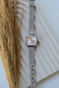Resim QUARTZ Hasır Kordon Minimal Saat (metal) 
