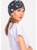 Resim Master Likra Siyah Gezegen Desenli Doktor Hemşire Hastane Cerrahi 