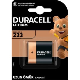 Resim Duracell Özel Yüksek Güçlü Lityum 223 Fotoğraf Pili 6V (223 / CR-P2) 