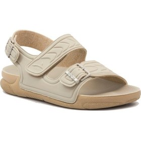 Resim Ceyo 1300-4 Krem Kadın Anatomik Sandalet 450 Renkli Çok Renkli 