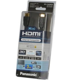 Resim Panasonic 24K Altin Kaplama Mini Hdmi Kablo Rp Chem30E K 