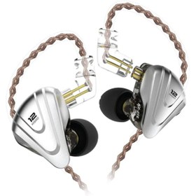 Resim KZ Zsx Terminator Hibrit Sürücü Hi-fi In Ear Monitör Kablolu Kulak Içi Kulaklık 