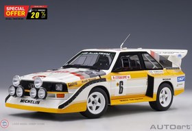 Resim 1:18 Autoart 1986 Audi Sport Quattro S1 Rally Monte Carlo 1986 #6 