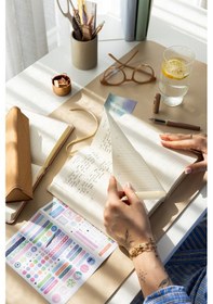 Resim 5 Yıllık Süresiz Günlük Ajanda 13x21 - Yeşil Yeşil 