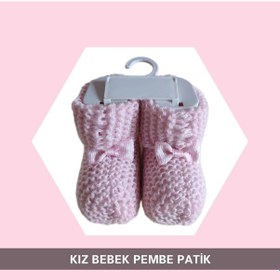 Resim Sahi Aksesuar Kız Bebek Pembe Patik Pembe 