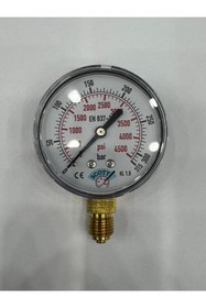 Resim SCOTT Ø 40 Mm Kuru Tip Manometre 1/8'' Alttan Bağlantılı 304 Inox Pirinç Mekanizma ( 0 .....315bar ) 