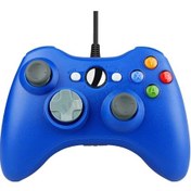 Resim Xbox 360 İçin Blue-usb Kablolu Gamepad/ Windows 7/8/10 İçin Slim Kontrol Cihazı Steam Oyun Aksesuarları İçin Pc Desteği 