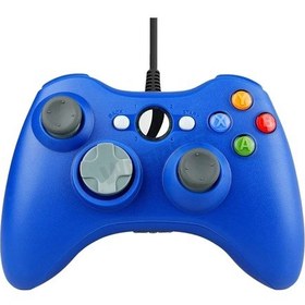 Resim Xbox 360 İçin Blue-usb Kablolu Gamepad/ Windows 7/8/10 İçin Slim Kontrol Cihazı Steam Oyun Aksesuarları İçin Pc Desteği 