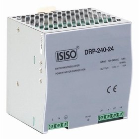 Resim Idrt-240-24 - 240W 24Vdc 10A Raya Montajlı Güç Kaynağı 