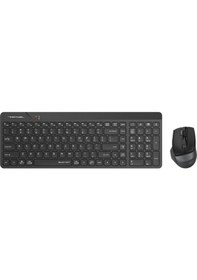 Resim A4tech Fg2400 Aır2 Kablosuz Q Trk Sessiz Siyah Klavye - Mouse Set 