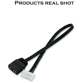 Resim CoolMoon 6 Pin to 5v3Pin Çevirici ARGB Fan Çevirici Kablo 