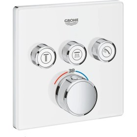Resim Grohe Grohtherm Smartcontrol Üç Yollu Yön Değiştiricili Ankastre Termostatik Duş Bataryası - 29157LS0 
