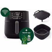 Resim Philips 5000 Serisi XXL Connected HD9285/96 7.2 L Wi-Fi Bağlantı Pişirme Tepsisi ve Izgara Plaka Airfryer Philips