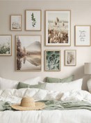 Resim Artavessa 8 Parça Ahşap Çerçeve Görünümlü Mdf Tablo Seti - ARTAVESSAYSLMSTKO30 