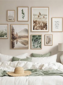 Resim Artavessa 8 Parça Ahşap Çerçeve Görünümlü Mdf Tablo Seti - ARTAVESSAYSLMSTKO30 