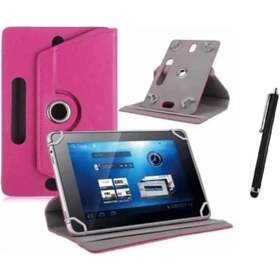 Resim ebulduk Acer Iconia Tab P10 10.4" Kılıf Universal Standlı Kılıf +Dokunmatik Kalem Hediye 