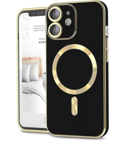 Resim KZY İletişim Apple Iphone 11 Mag Safe Özellikli Lens Korumalı Luxury Silikon Kılıf - Siyah 